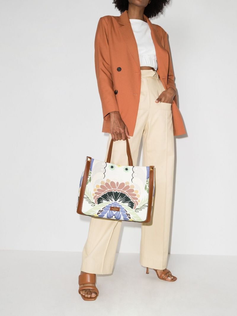 Floral-print Tote Bag