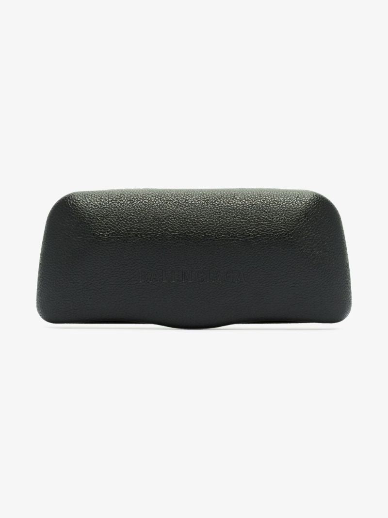 Black Cat Eye Logo Sunglasses