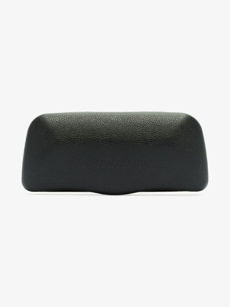 Black Cat Eye Logo Sunglasses