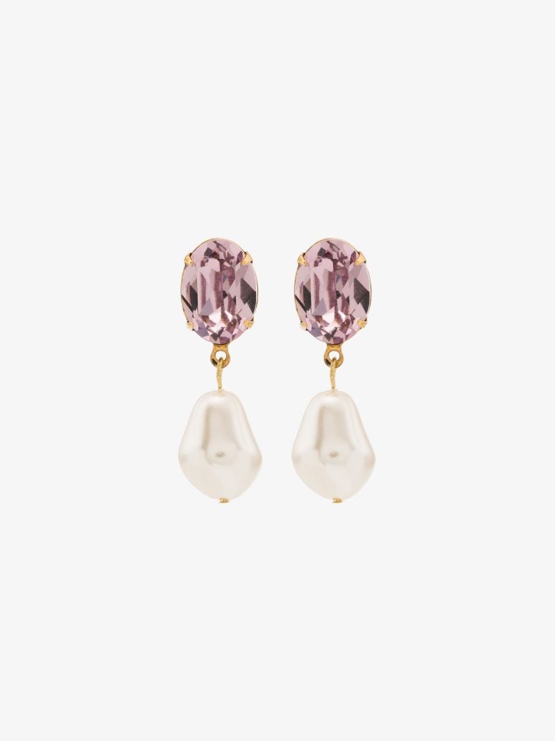 Gold Tone Tunis Drop Earrings