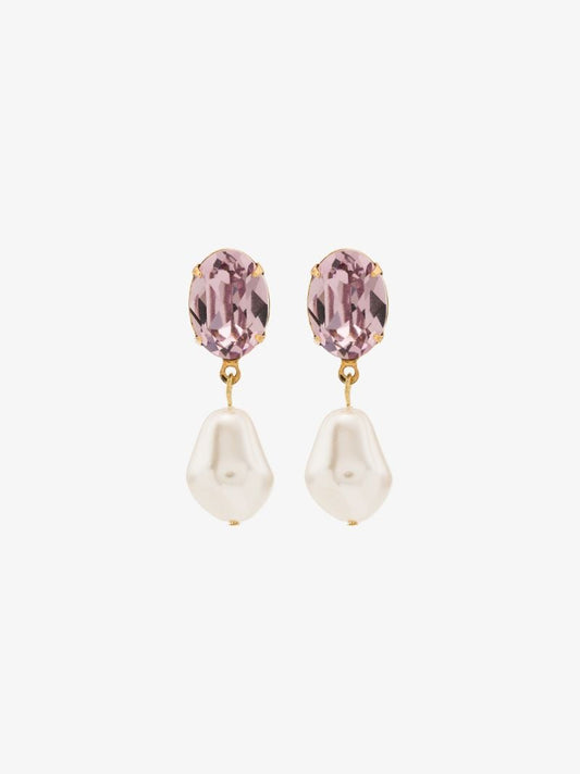 Gold Tone Tunis Drop Earrings