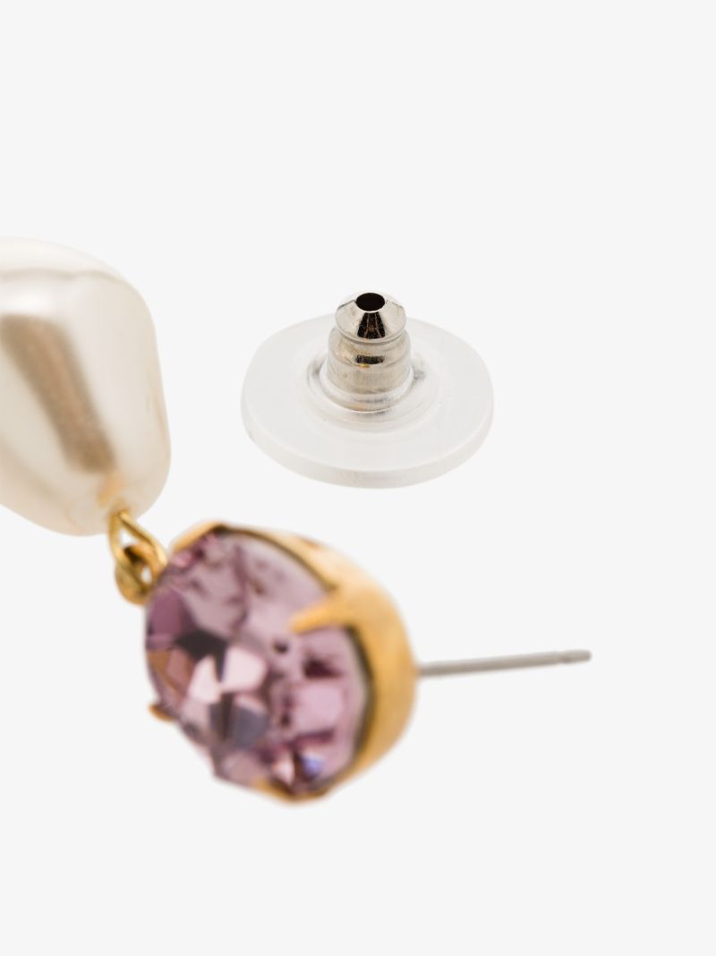 Gold Tone Tunis Drop Earrings