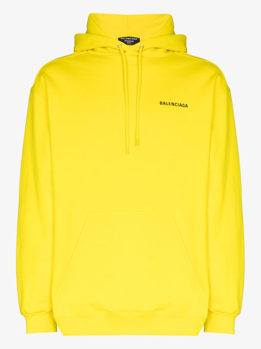 Logo Print Cotton Hoodie