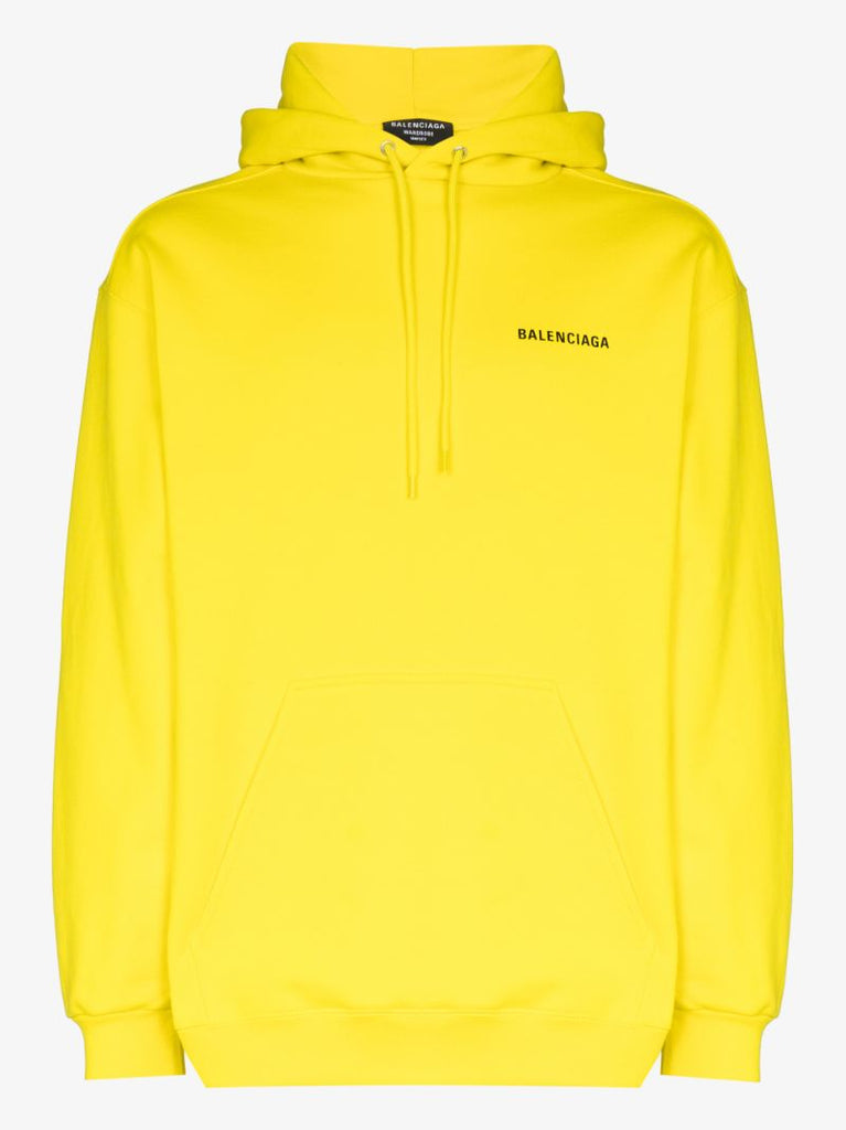 Logo Print Cotton Hoodie