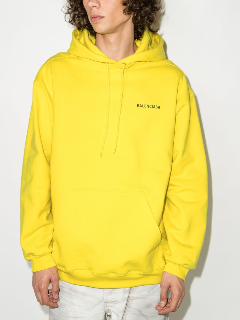 Logo Print Cotton Hoodie