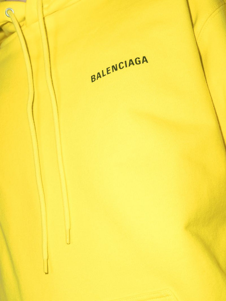 Logo Print Cotton Hoodie