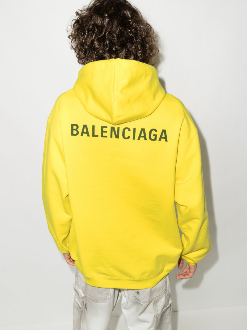Logo Print Cotton Hoodie
