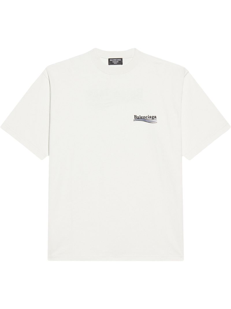 White Logo-print Cotton T-shirt