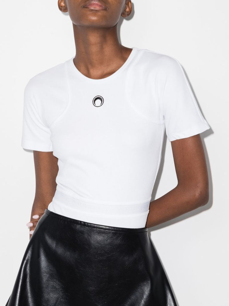 Crescent Moon Panelled Bodysuit