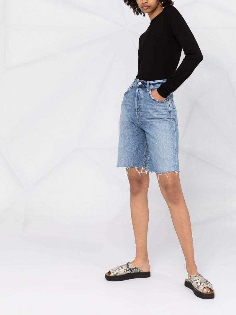 '90s Pinch Waist Denim Shorts