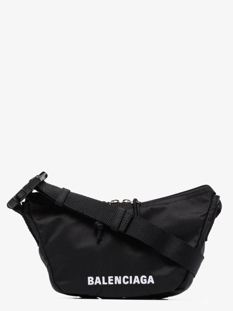 Black Wheel Small Shoulder Bag