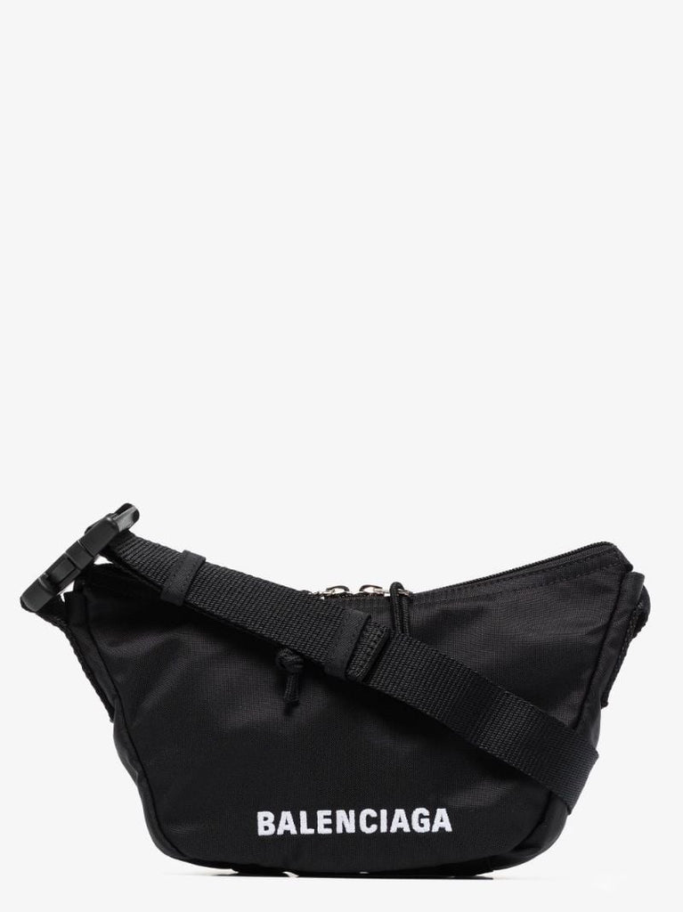 Black Wheel Small Shoulder Bag