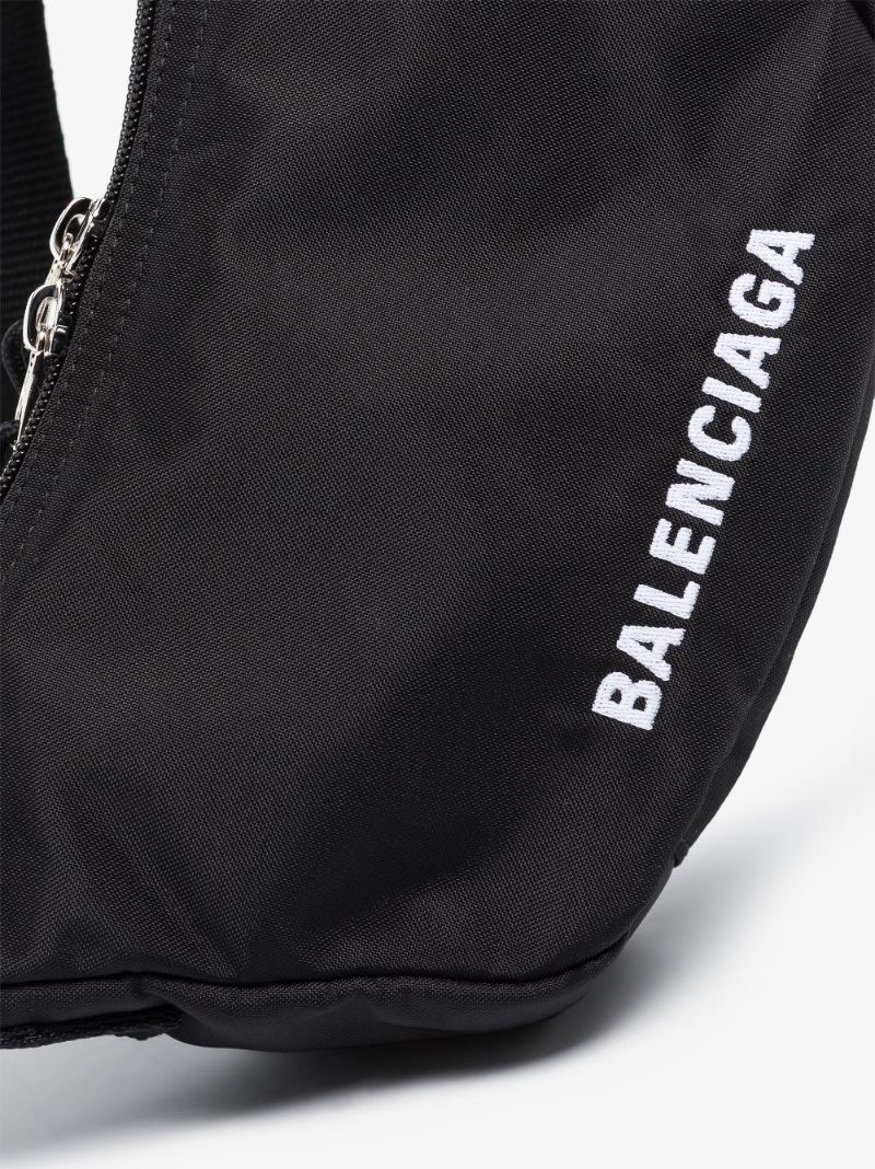 Black Wheel Small Shoulder Bag