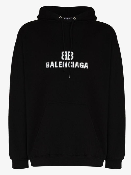 Bb Pixel Cotton Hoodie