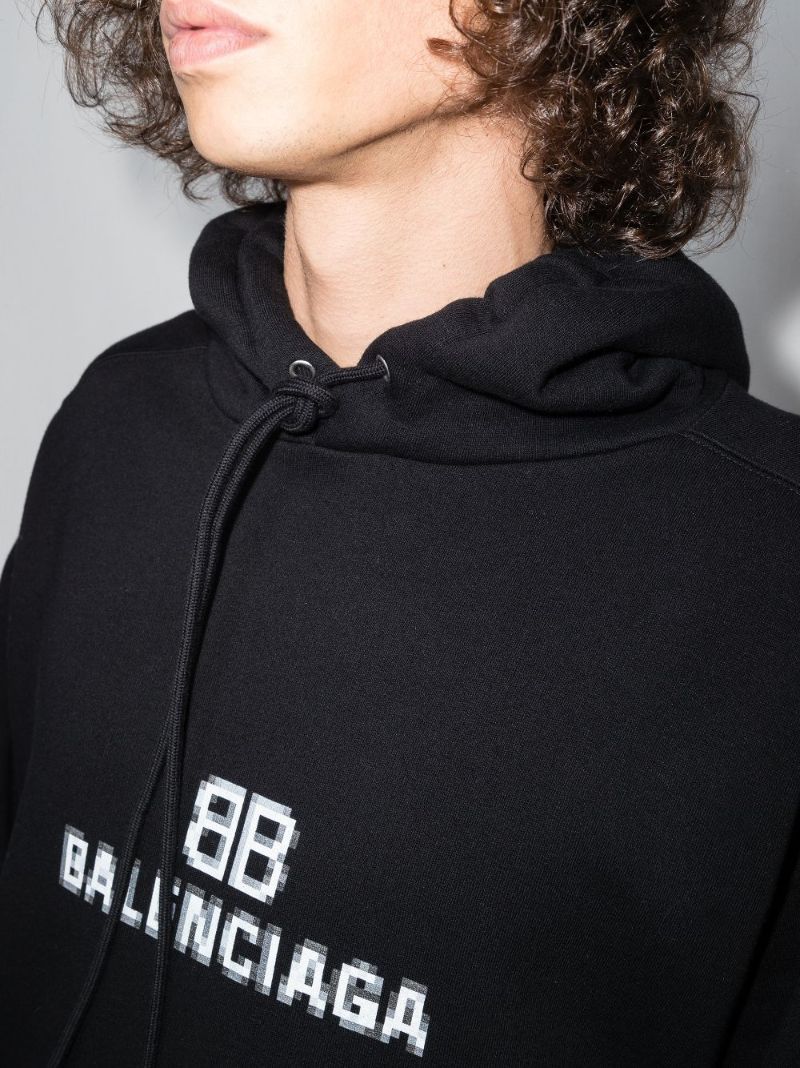 Bb Pixel Cotton Hoodie