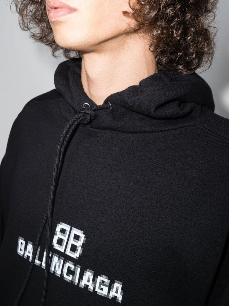 Bb Pixel Cotton Hoodie