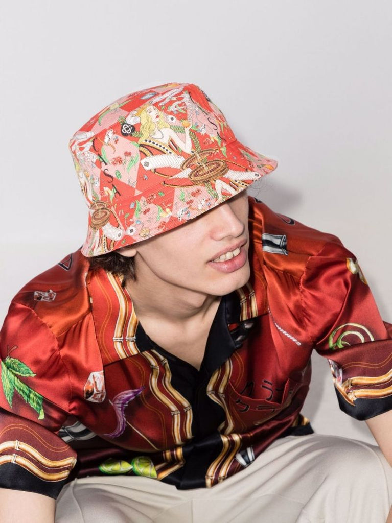 Red Queen of Cards Bucket Hat