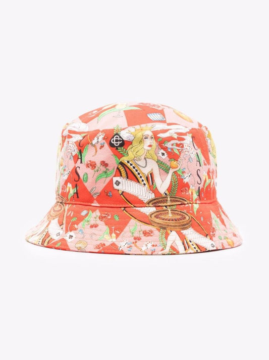 Red Queen of Cards Bucket Hat