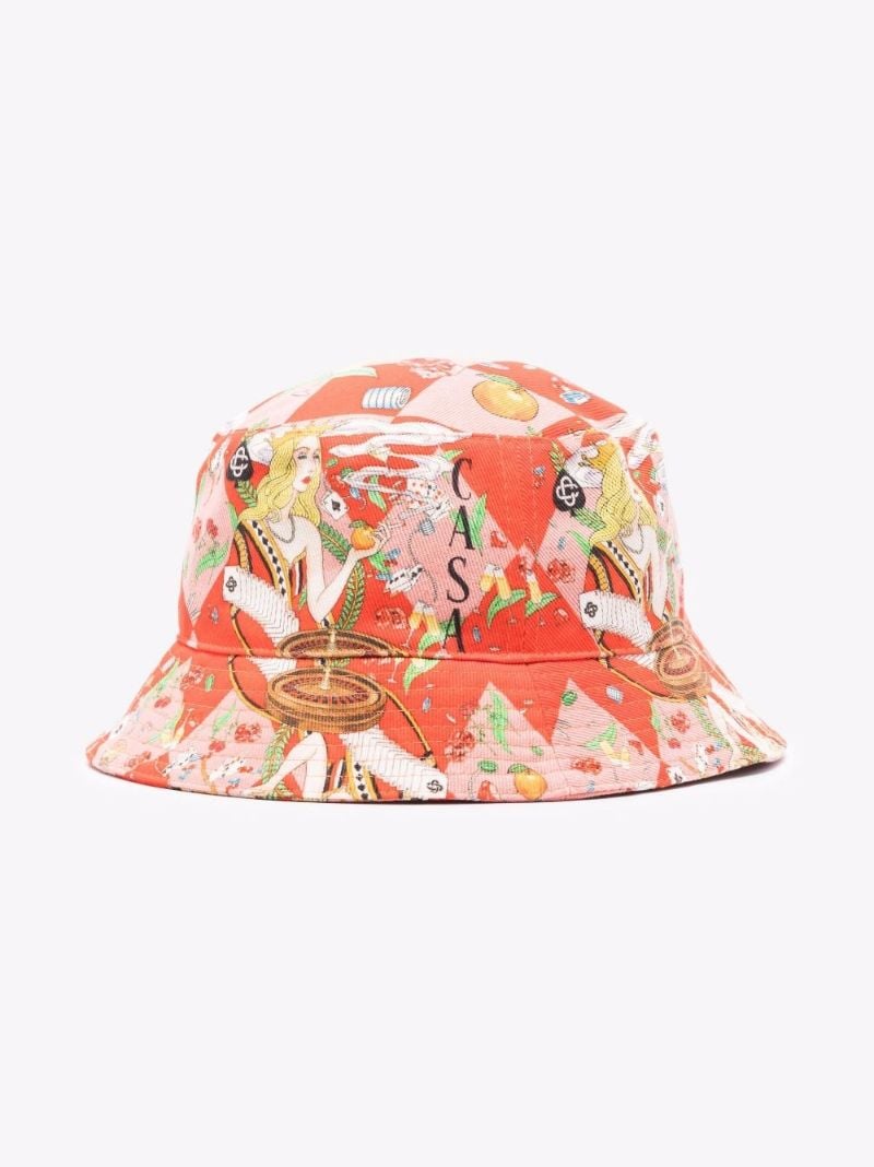 Red Queen of Cards Bucket Hat