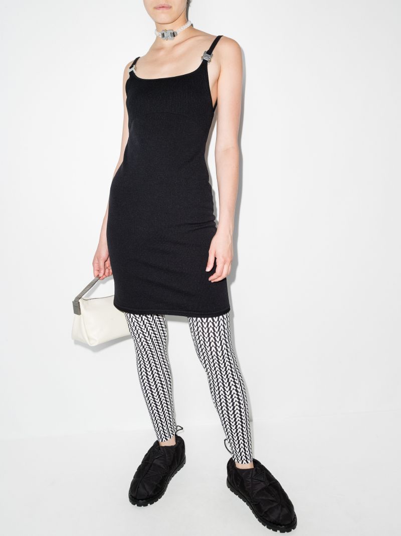 Disco Buckled Mini Dress