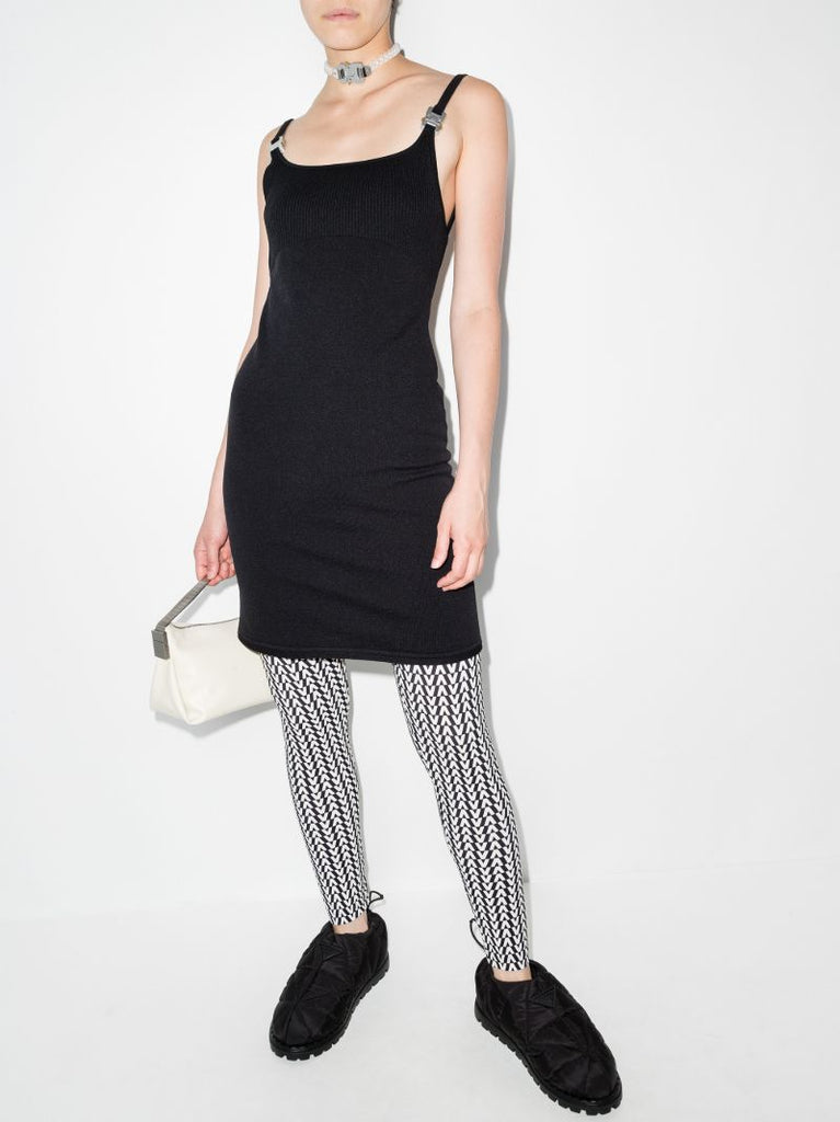 Disco Buckled Mini Dress