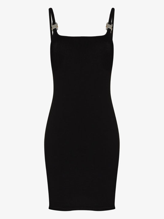 Disco Buckled Mini Dress