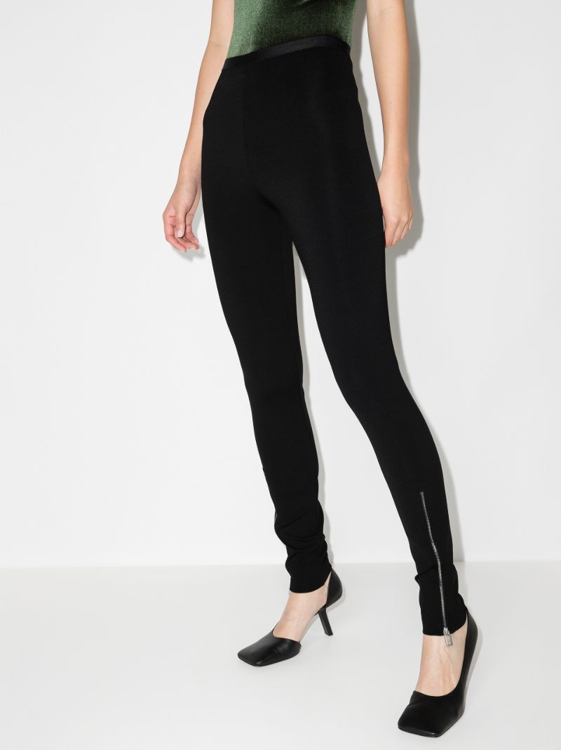 Zipped Hem Leggings