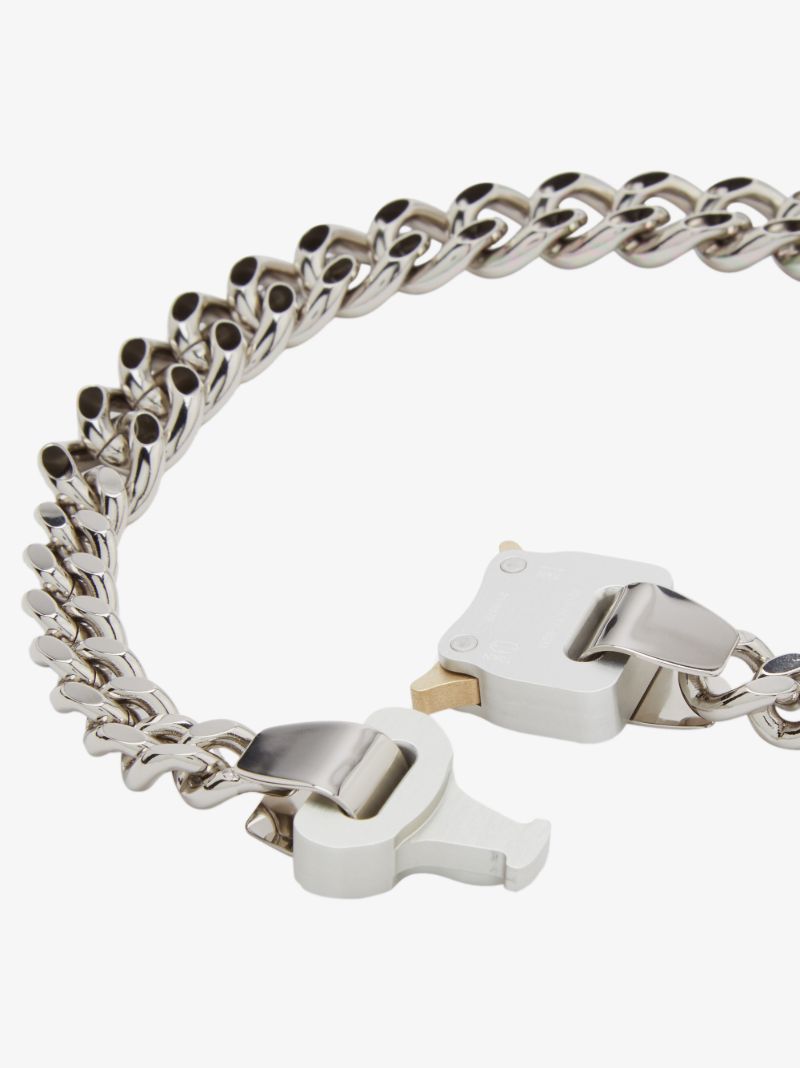 Silver Tone Hero 4x Chain Necklace