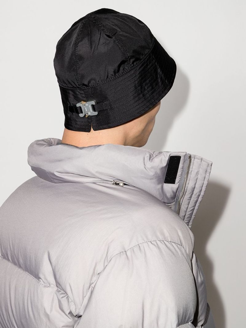 Black Buckle Bucket Hat