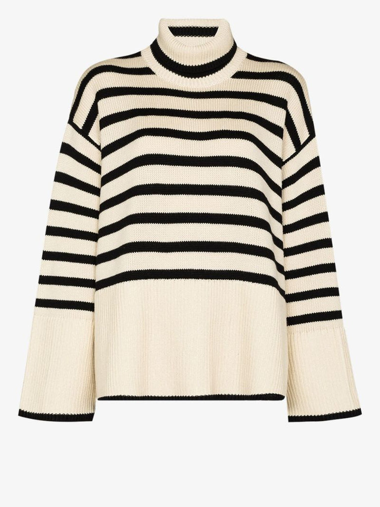 Striped Roll Neck Jumper