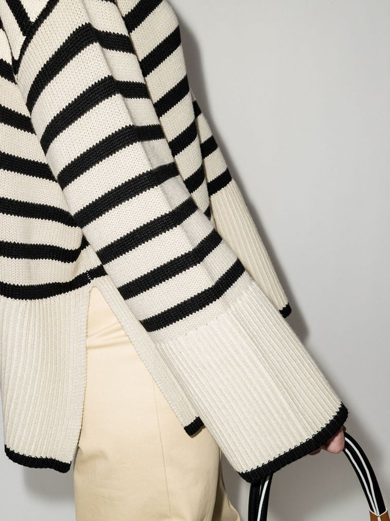Striped Roll Neck Jumper