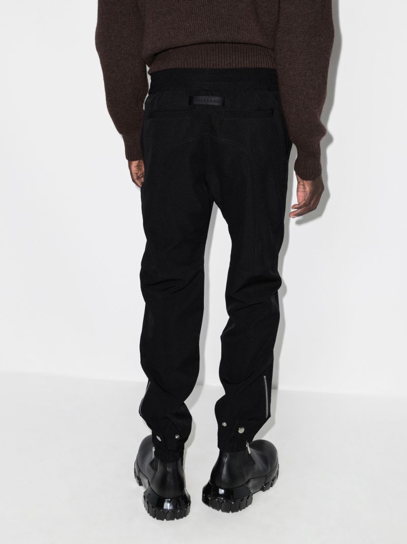 Buckled Tapered Track Pants