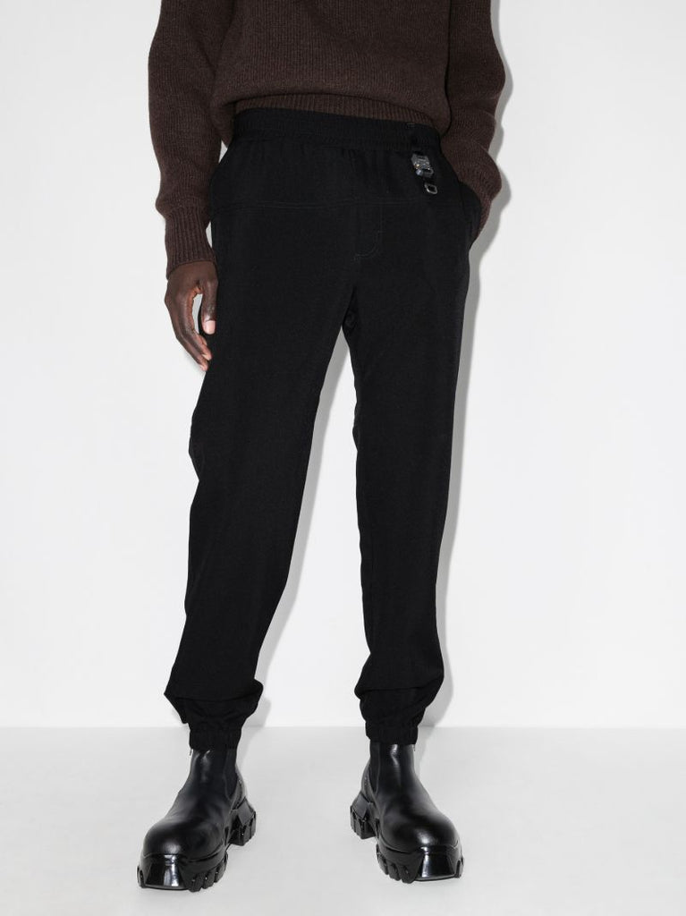 Buckled Tapered Track Pants