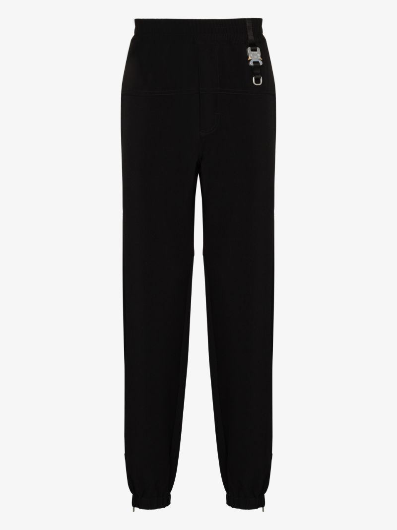 Buckled Tapered Track Pants