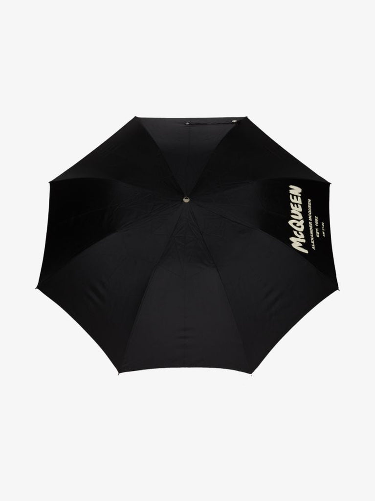 Black Graffiti Logo Umbrella
