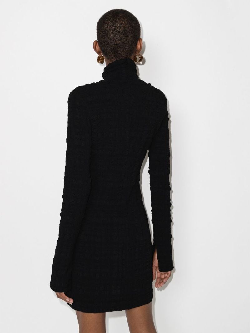 Roll Neck Mini Dress