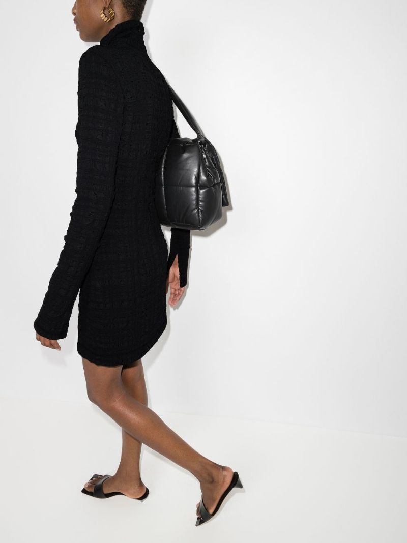 Roll Neck Mini Dress