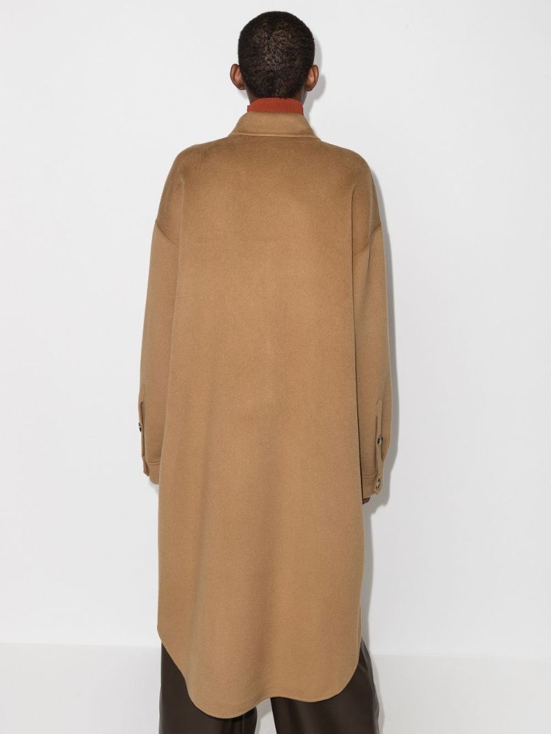 Cruza Button-down Wool Coat