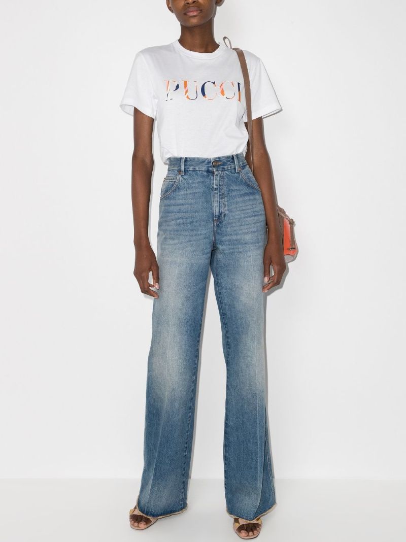 Logo Print Cotton T-shirt