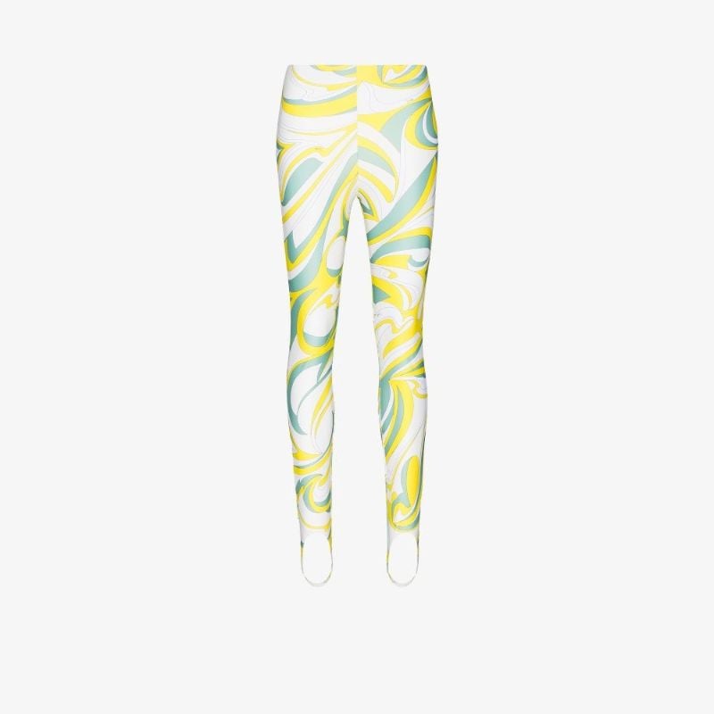 Nuages Print Stirrup Leggings