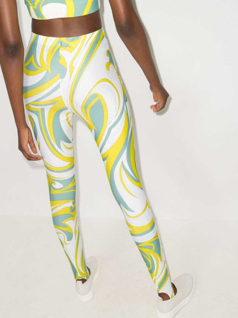 Nuages Print Stirrup Leggings