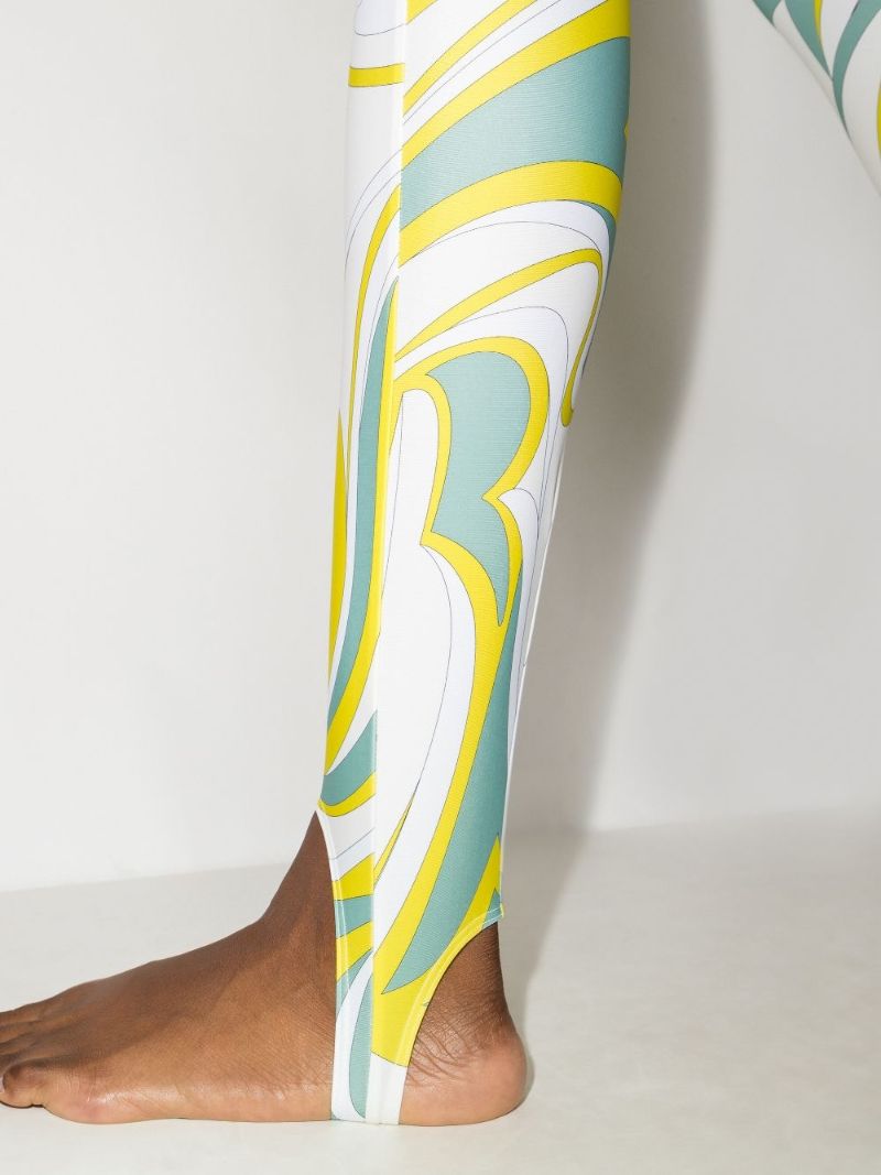 Nuages Print Stirrup Leggings