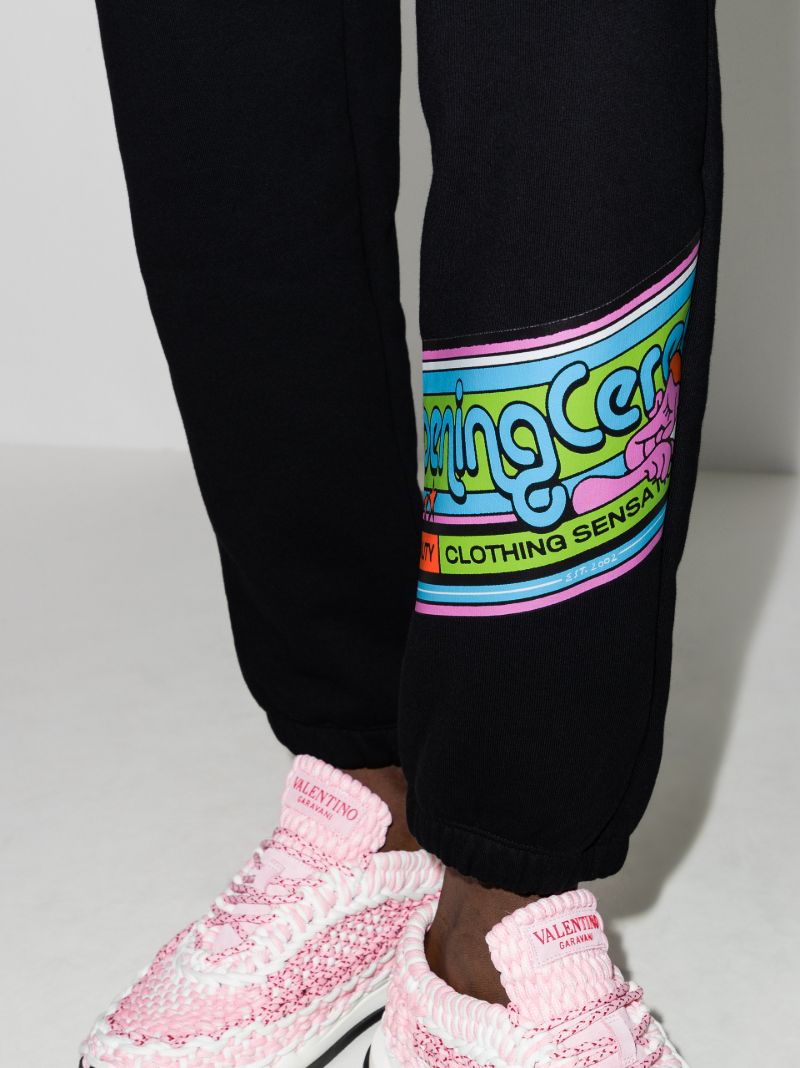 Cartoonish Print Track Pants