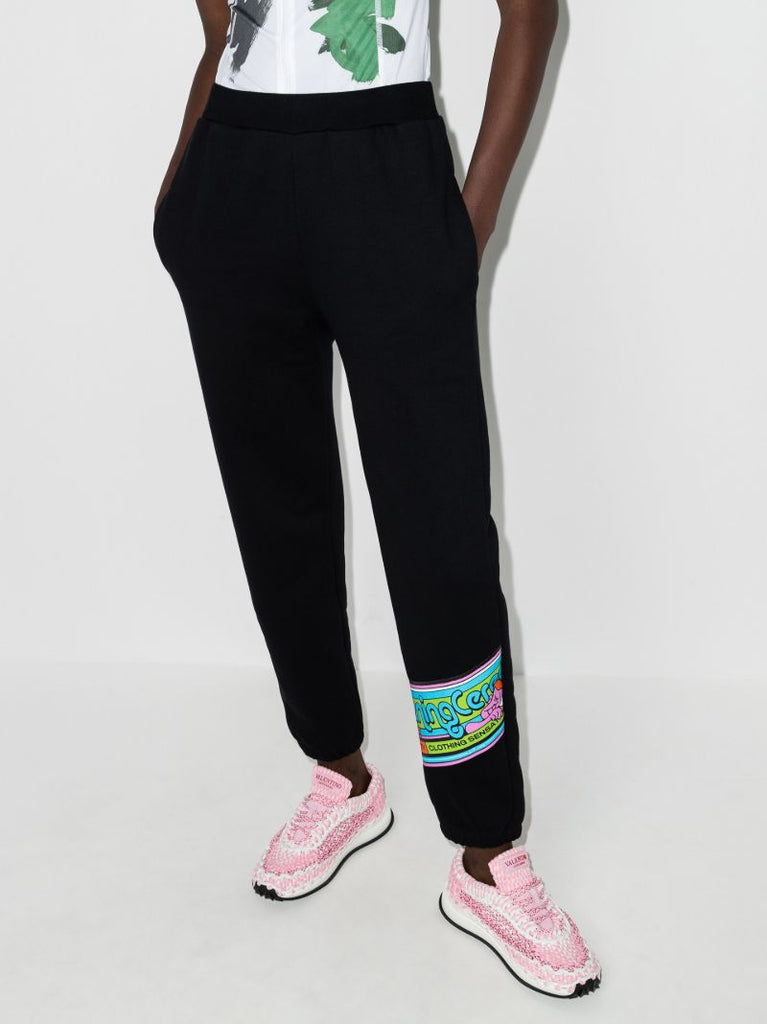 Cartoonish Print Track Pants