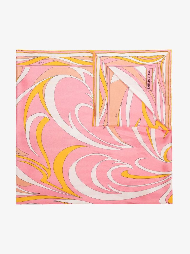 Pink Silk Scarf