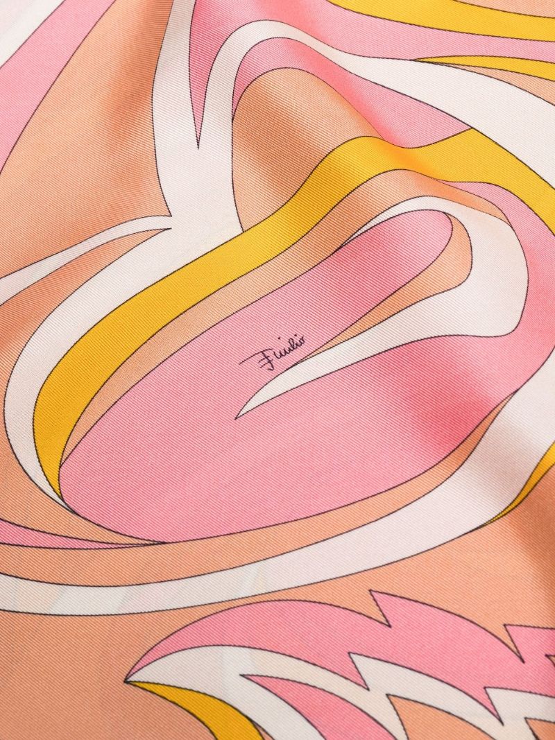 Pink Silk Scarf