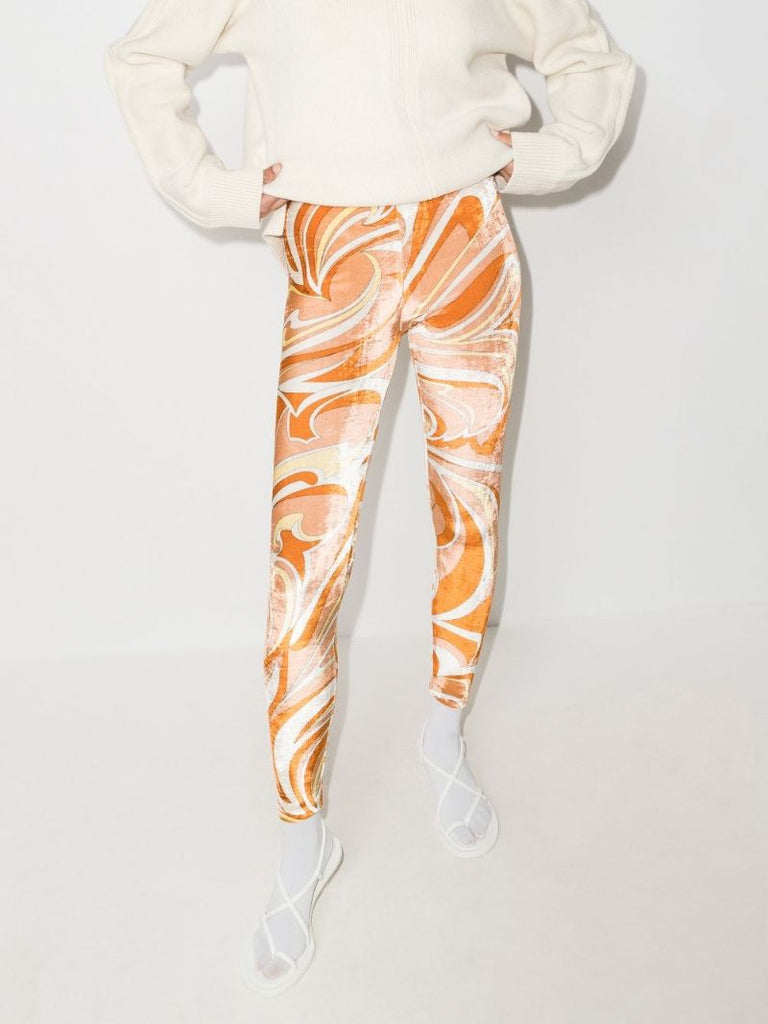 Vortici Print Leggings