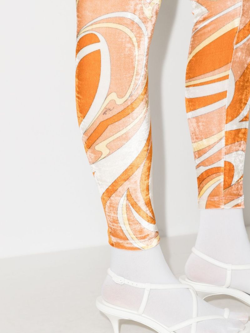 Vortici Print Leggings