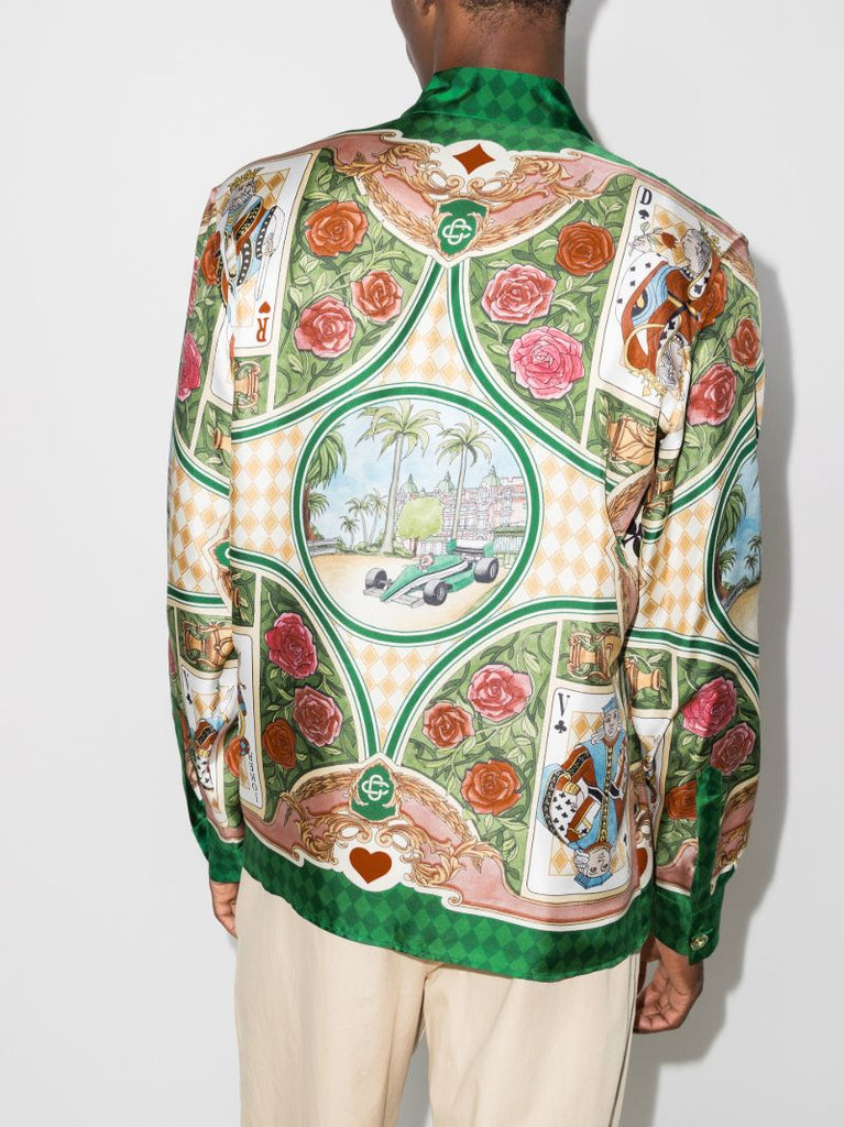 Jardin Des Cartes Silk Shirt