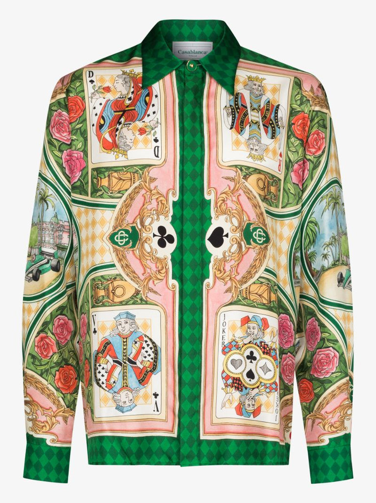 Jardin Des Cartes Silk Shirt